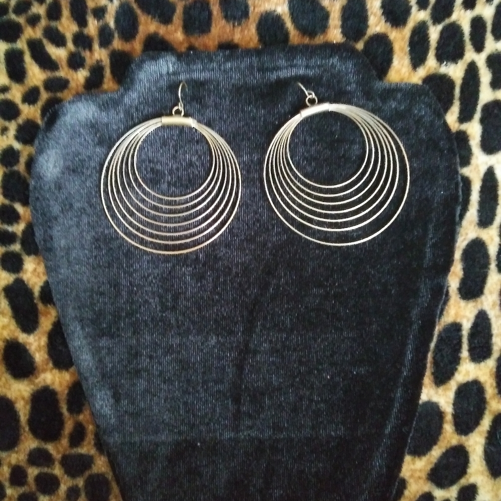 Solar ring like earrings